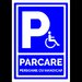 Indicator pentru parcare persoane cu handicap